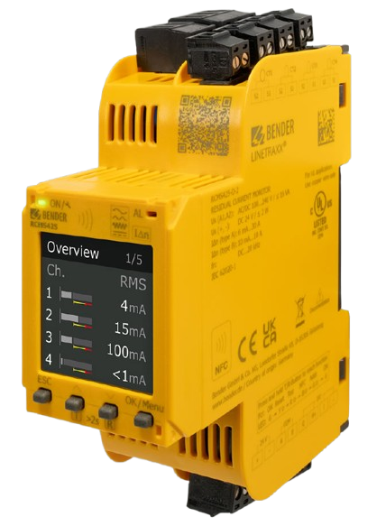 Monitorizarea curentilor reziduali - Sisteme de monitorizare RCMS - LINETRAXX SmartDetect RCMS425-D