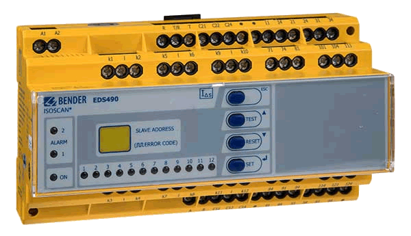 Monitorizarea curentilor reziduali - Sisteme de monitorizare - RCMS - LINETRAXX RCMS490-D/-L (12 canale de masura)