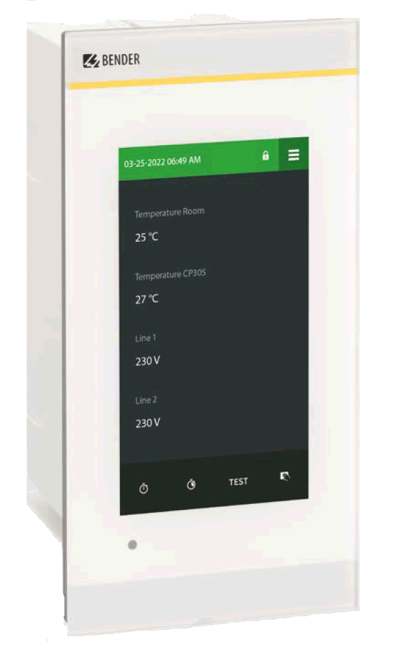 Panouri de operare si control pentru aplicatii medicale - Indicatoare de alarma si test - COMTRAXX® CP305
