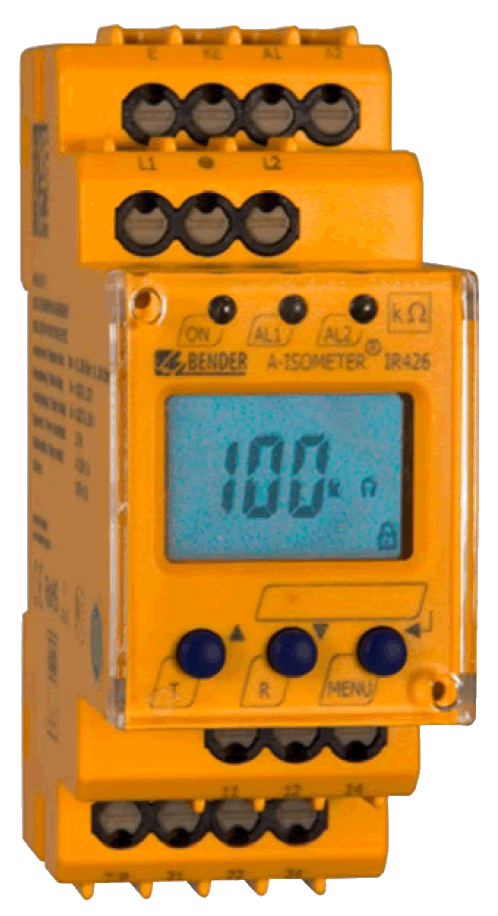 Monitorizarea rezistentei de izolatie - Aplicatii speciale - Aplicatii speciale pentru locatii medicale - ISOMETER® IR426-D47