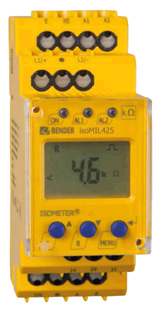 Monitorizarea rezistentei de izolatie - Aplicatii speciale - Aplicatii militare - ISOMETER® isoMIL425