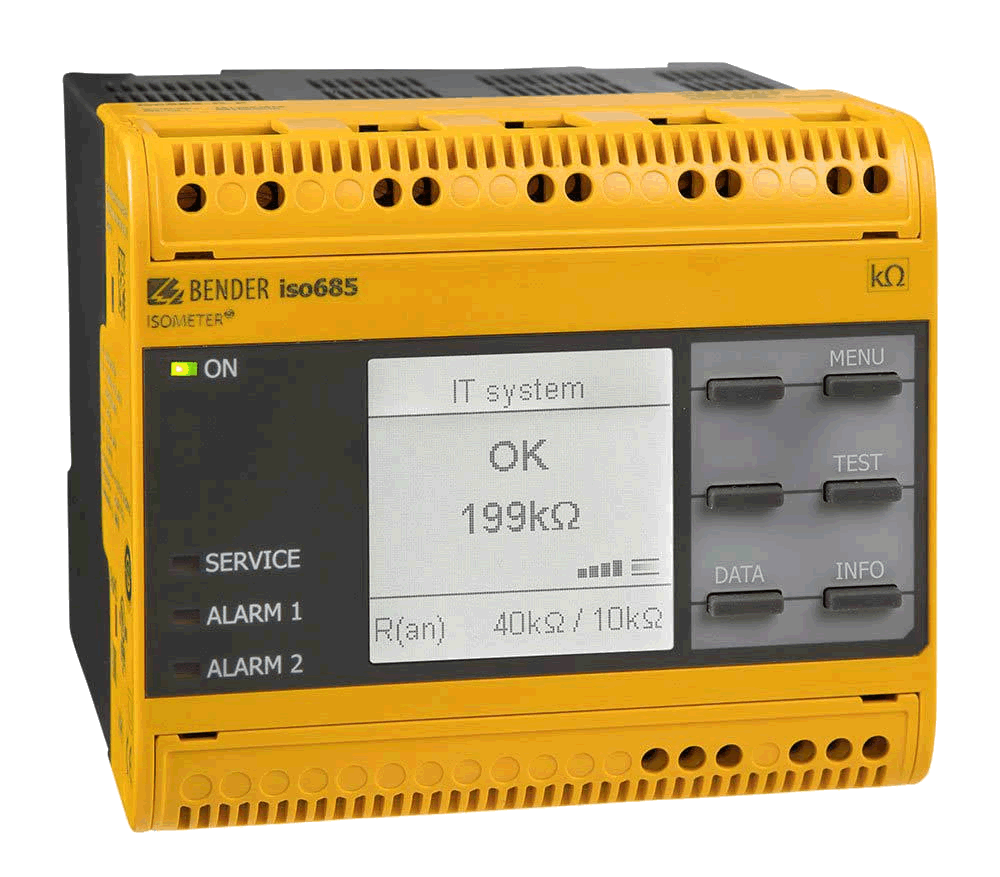 Monitorizarea rezistentei de izolatie - Aplicatii speciale - Aplicatii navale - ISOMETER® isoNAV685-D