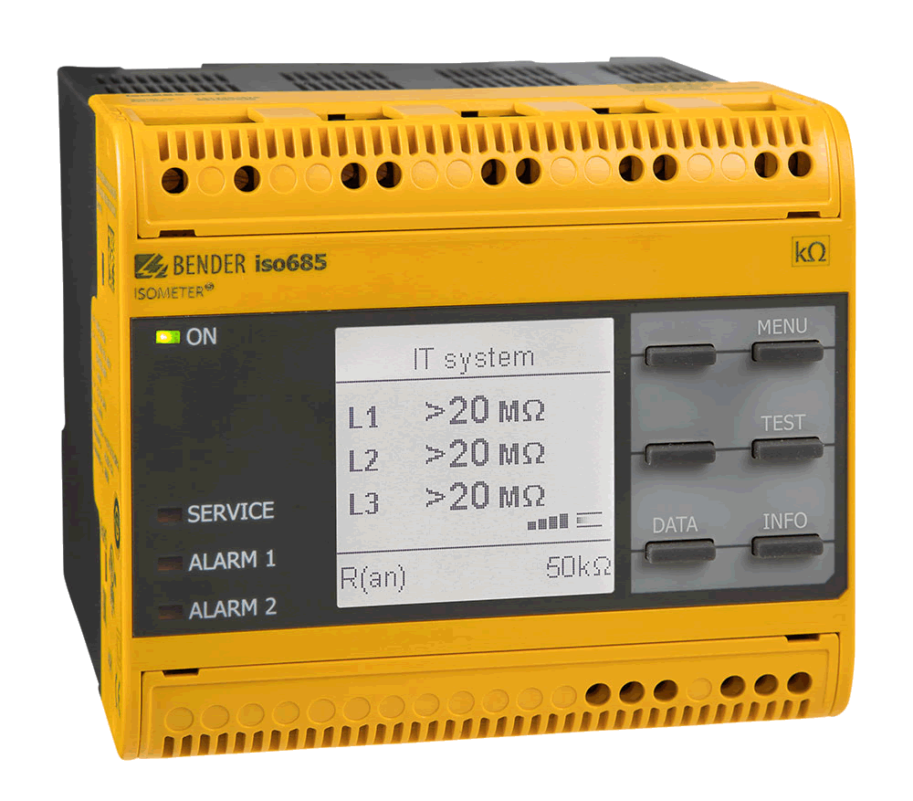 Monitorizarea rezistentei de izolatie - Aplicatii speciale - Aplicatii navale - ISOMETER® isoNAV685-D-B