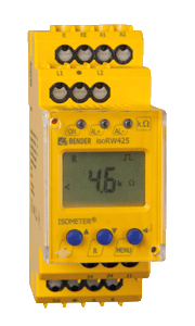 Monitorizarea rezistentei de izolatie - Aplicatii speciale - Aplicatii feroviare - ISOMETER® isoRW425