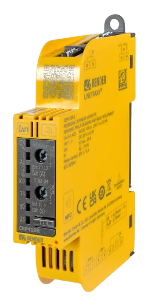 Monitorizarea curentilor reziduali - Relee de monitorizare - RCM (curenti de tip A) - LINETRAXX® CEP410R Monitorizarea curentilor reziduali - Relee de monitorizare - RCM (curenti de tip A) - LINETRAXX® CEP410R