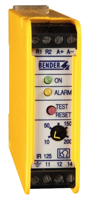 Monitorizarea rezistentei de izolatie - Circuite de control si auxiliare - ISOMETER® IR125Y-4