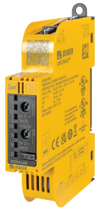 Monitorizarea curentilor reziduali - Relee de monitorizare - RCM (curenti de tip A) - LINETRAXX® RCMS410R
