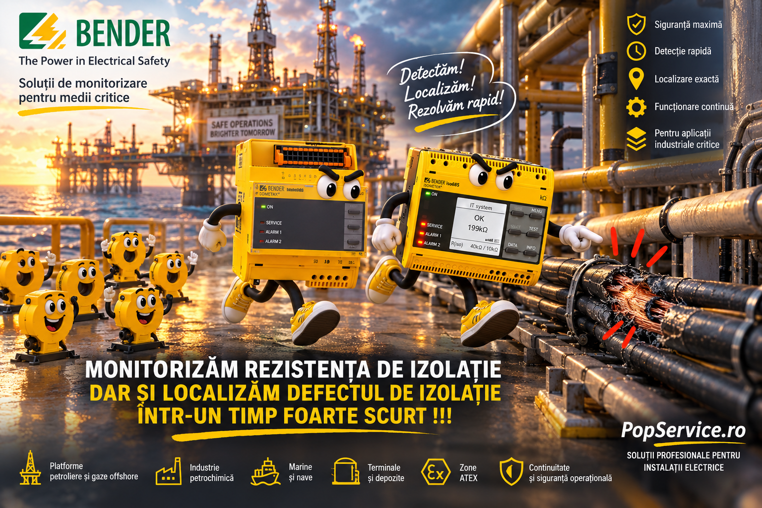 ISOMETER iso685 și ISOSCAN EDS440 împreună cu primii copii LINETRAXX CTAC