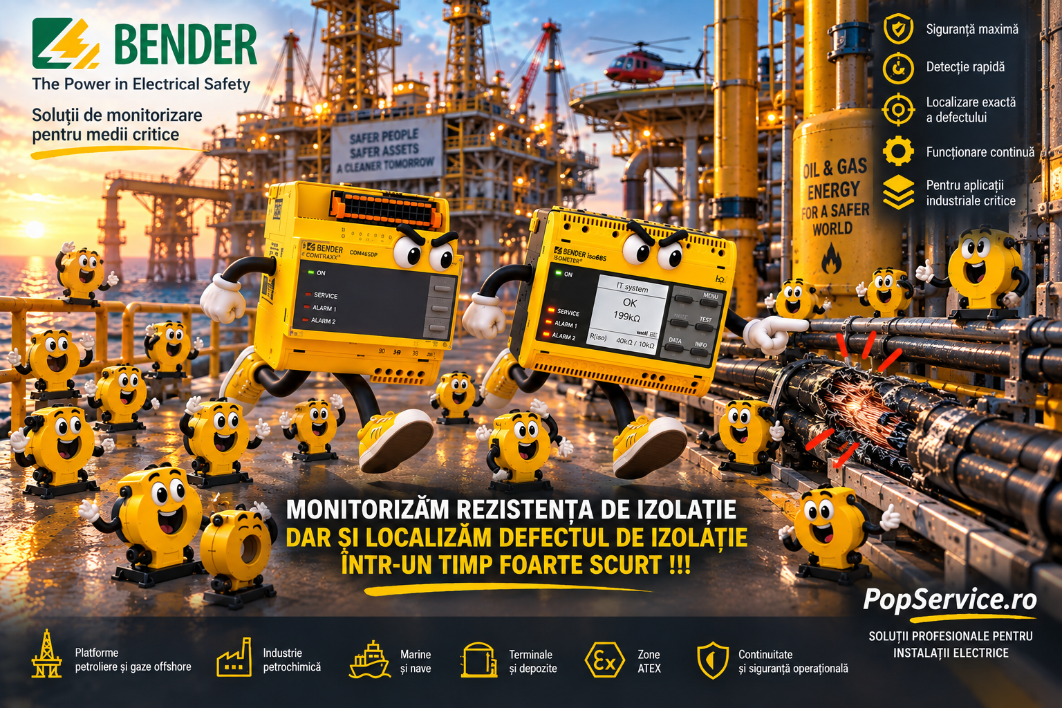 ISOMETER iso685, ISOSCAN EDS440 și o familie numeroasă de LINETRAXX CTAC