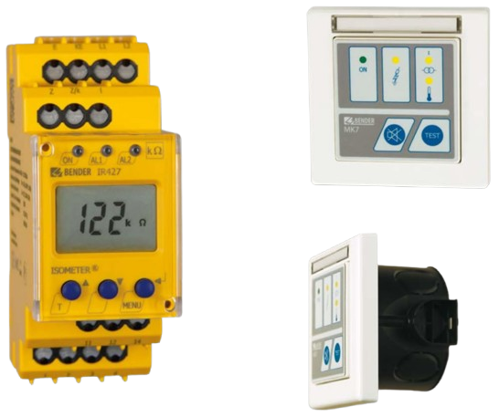 Monitorizarea rezistentei de izolatie - Aplicatii speciale - Aplicatii speciale - Aplicatii speciale pentru locatii medicale - ISOMETER® IR427 cu MK7 Monitorizarea rezistentei de izolatie - Aplicatii speciale - Aplicatii speciale - Aplicatii speciale pentru locatii medicale - ISOMETER® IR427 cu MK7