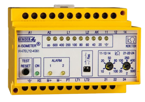 Monitorizarea rezistentei de izolatie - Circuite de principale - ISOMETER® IR470LY
