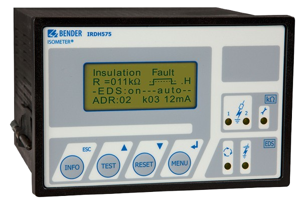 Monitorizarea rezistentei de izolatie - Circuite principale - ISOMETER® IRDH575 Monitorizarea rezistentei de izolatie - Circuite de principale - ISOMETER® IRDH575